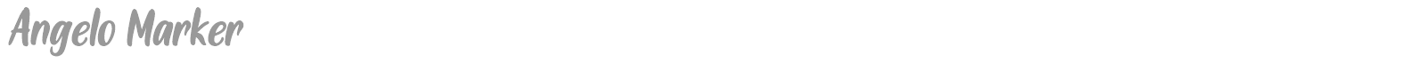 Angelo Marker font preview